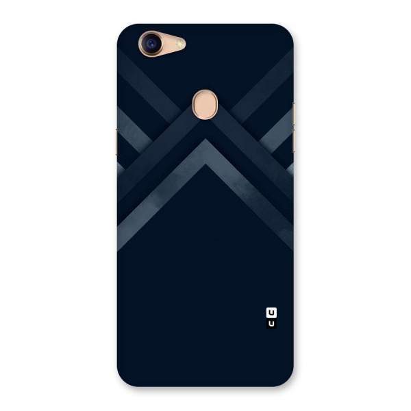 Navy Blue Arrow Back Case for Oppo F5 Youth